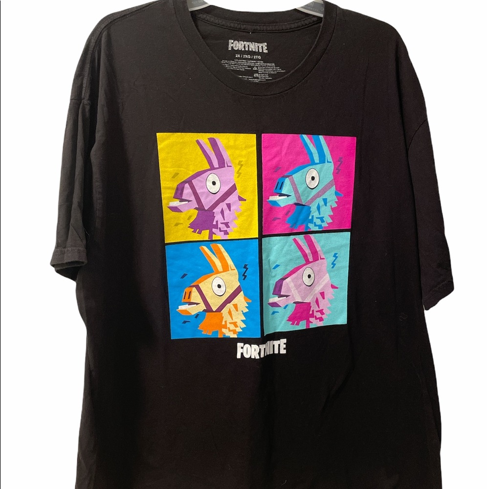 Fortnite men’s black T-shirt 2X